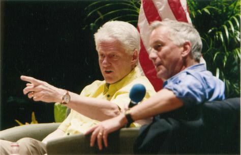 Isaacson interviews President Bill Clinton, 2005